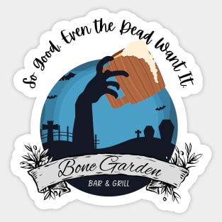 Bone Garden Bar & Grill Sticker